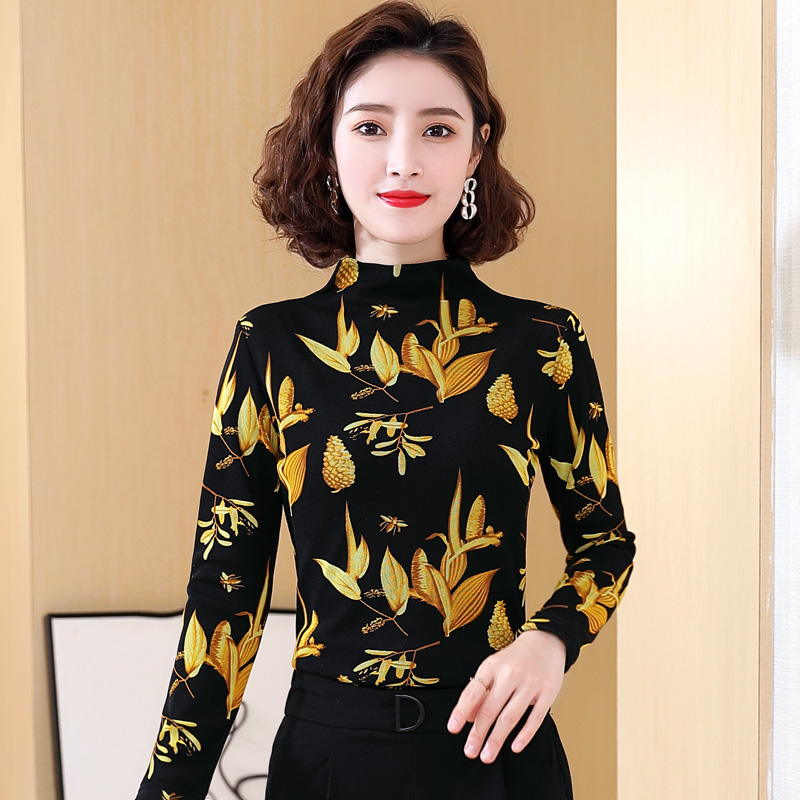 12794509.7-CY秋冬上新女式弹力修身洋气百搭针织打底衫【7-CY女装QD】