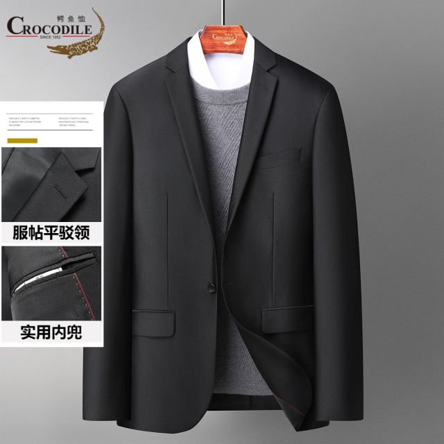 12797721.【线下专柜】冬季商务挺括有型一粒扣男式西服男