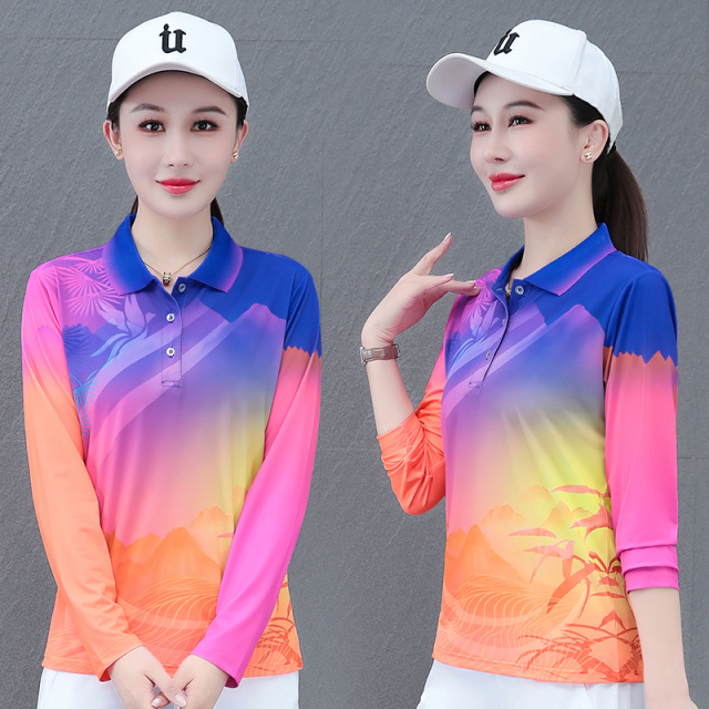 12808593.衣仕梵春秋新款女式运动POLO领休闲T恤【衣仕梵女装QD】