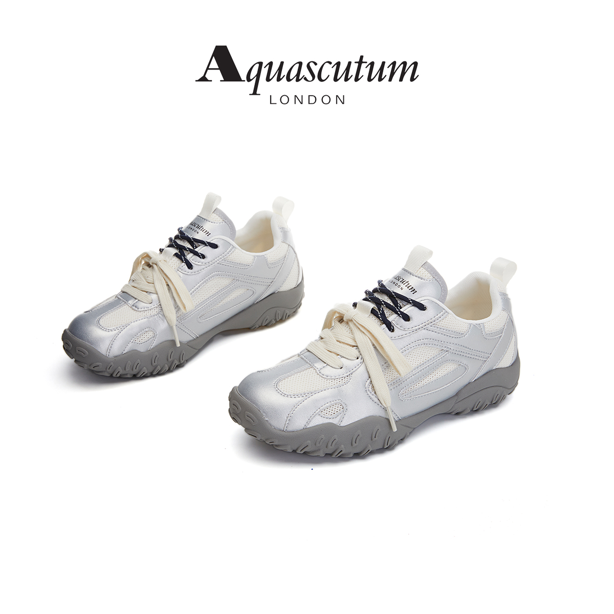 12867746.【墨斯本& Aquascutum/雅格狮丹联名款】【英伦潮牌】新款轻便运动鞋柔软百搭舒适女休闲鞋女款AS025005