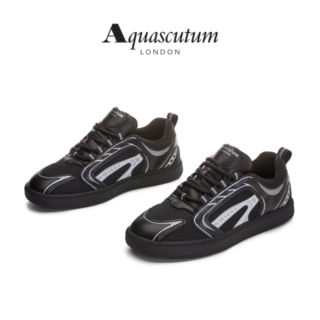 12867747.【墨斯本& Aquascutum/雅格狮丹联名款】【软底舒适】运动德训鞋新款简约百搭通勤女鞋休闲鞋AS025006