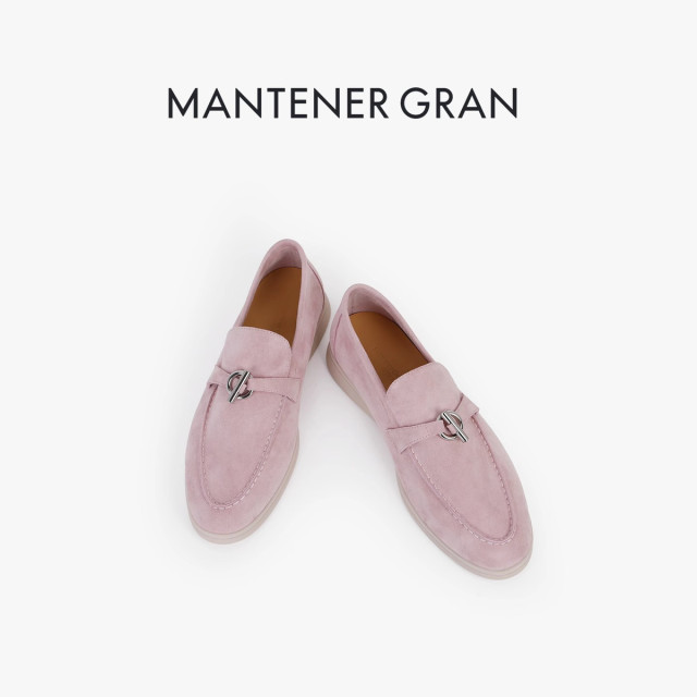 12872787.MG.乐福鞋Mantener Gran新款超软羊猄乐福鞋女平底鞋软底英伦风单鞋子