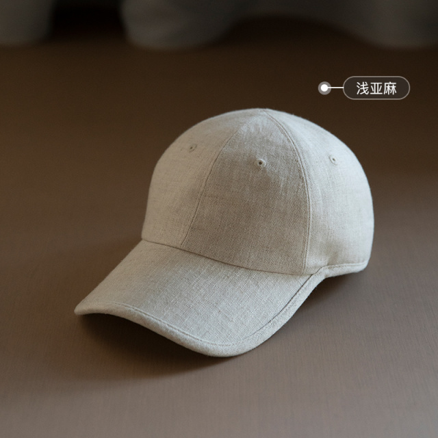 12899581.SIGGI思纪亚麻牛皮棒球帽SI96315