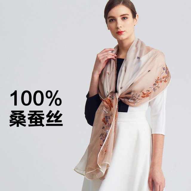 13315413.云南新疆旅游穿搭女士丝巾【100%桑蚕丝】围巾送礼盒