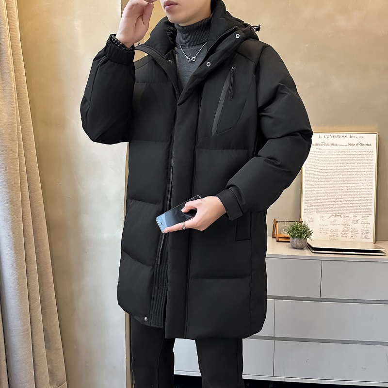 12954052.淘贝鼠秋冬新款男款中长款大码保暖简约百搭棉衣【淘贝鼠男装QD】