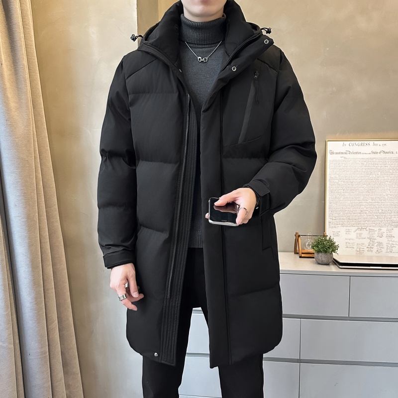12954071.7-CY秋冬新款男式中长款大码保暖简约百搭棉衣【7-CY男装QD】