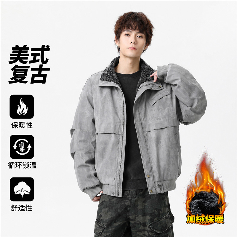 12954051.淘贝鼠秋冬新款男款复古潮牌加绒百搭保暖棉衣【淘贝鼠男装QD】