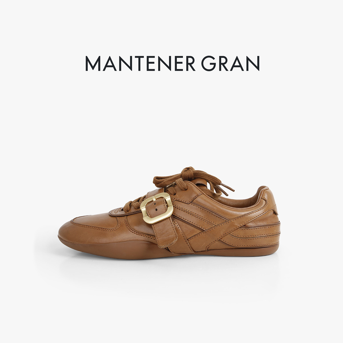 12993213.MG.休闲鞋Mantener Gran德训鞋女款平底小众百搭休闲板鞋复古风休闲运动鞋