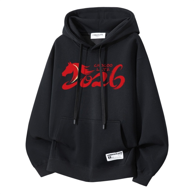 13707569.i.t CHOCOOLATE本命年马年2026LOGO连帽衫情侣卫衣