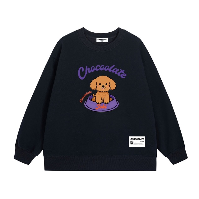 13707516.i.tCHOCOOLATE卡通LOGO百搭舒适印花圆领卫衣男