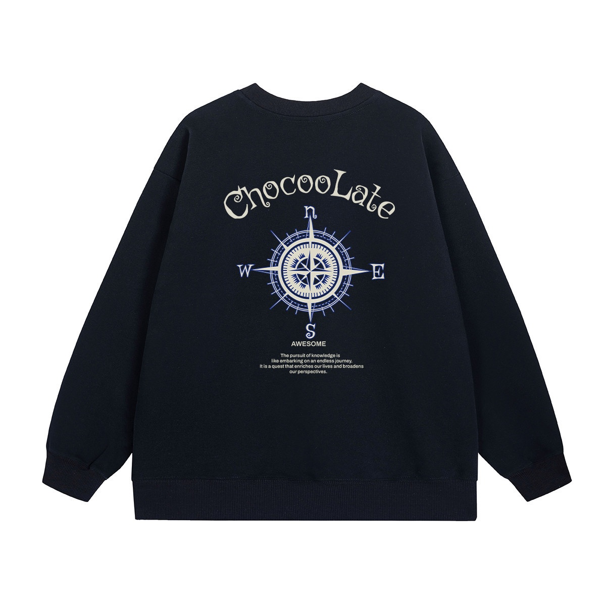 13707961.i.t CHOCOOLATE印花LOGO潮流情侣装圆领卫衣男