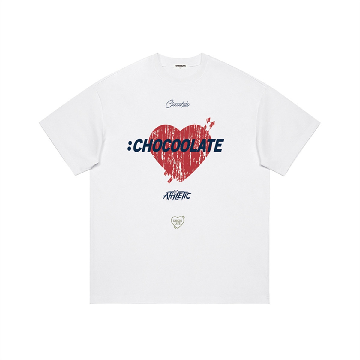 13708927.i.t CHOCOOLATE印花爱心LOGO短袖全棉男女T恤