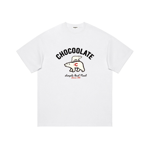 13708832.i.t CHOCOOLATE情侣卡通小熊LOGO短袖全棉T恤