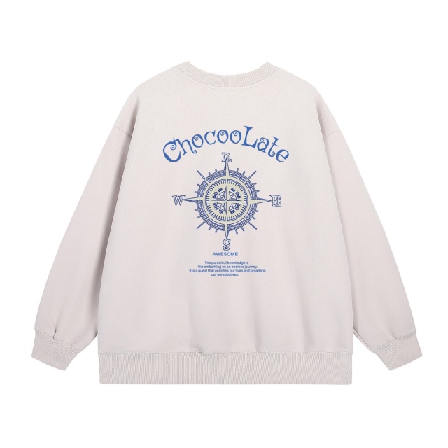 13707961.i.t CHOCOOLATE印花LOGO潮流情侣装圆领卫衣男