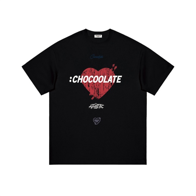13708927.i.t CHOCOOLATE印花爱心LOGO短袖全棉男女T恤