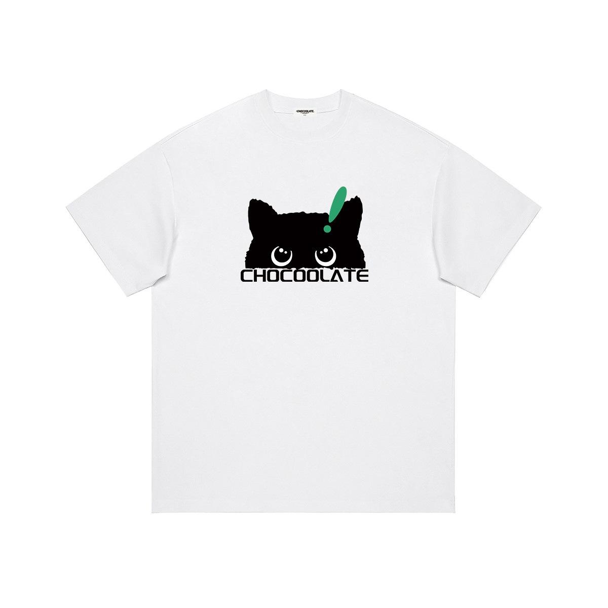 13709011.i.t CHOCOOLATE卡通猫咪LOGO全棉短袖T恤男女