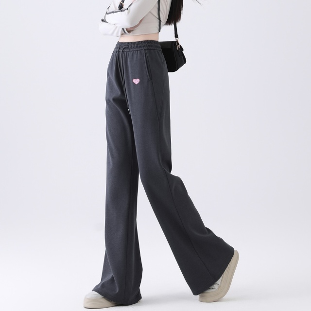 13713391.i.t ccaabb微喇休闲裤居家女款松紧简约运动长裤子
