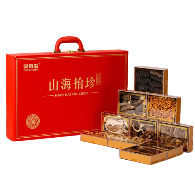 13023789.【福东海】山海拾珍礼盒-F 195克/盒