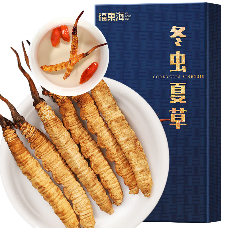 13024162.【福东海】冬虫夏草 4条/克