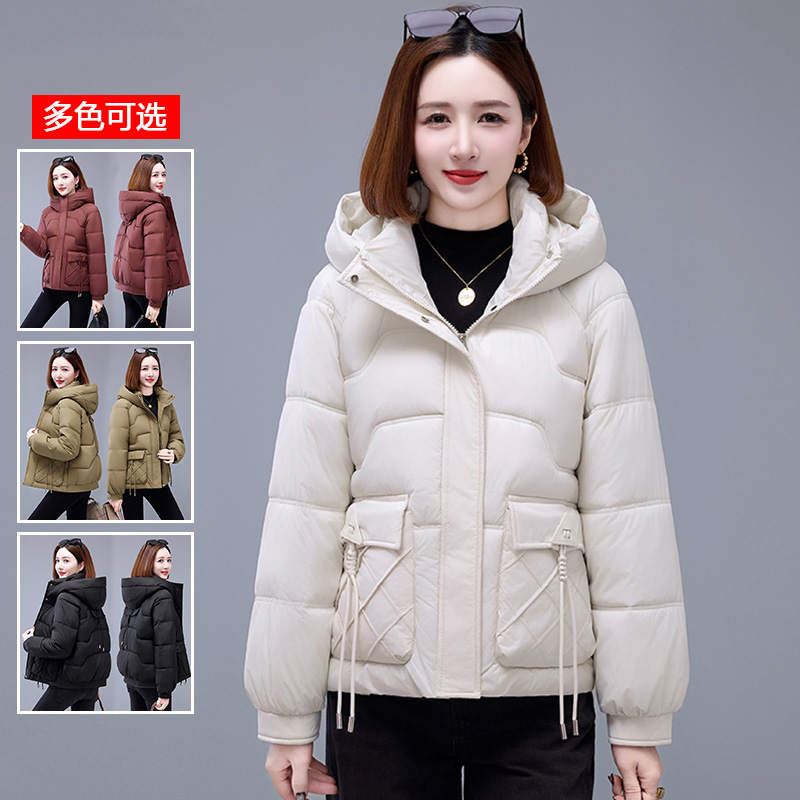 13056534.衣仕梵秋冬新款女式韩版时尚连帽百搭棉衣【衣仕梵女装QD】