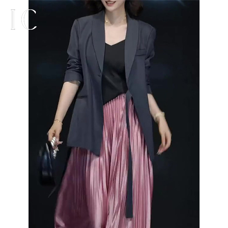 13082205.老钱风气质时尚休闲西装外套