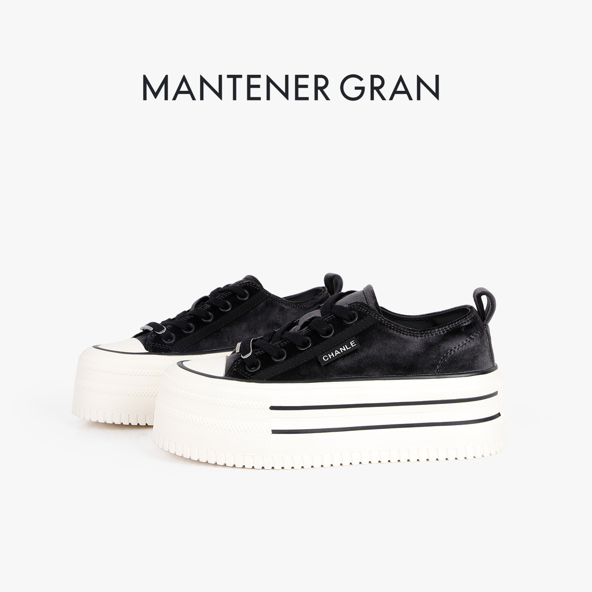 13140466.MG.休闲鞋Mantener Gran厚底增高休闲女板鞋通勤时尚百搭舒适女休闲鞋