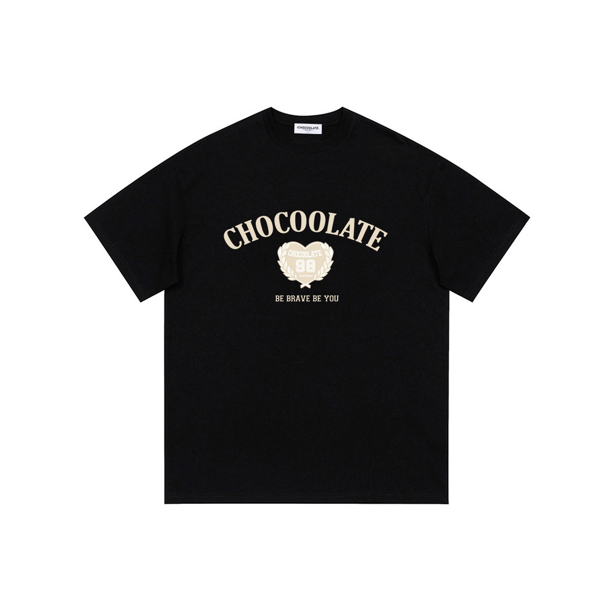 13714093.CHOCOOLATE休闲简约圆领短袖t恤夏季薄款宽松女款上衣