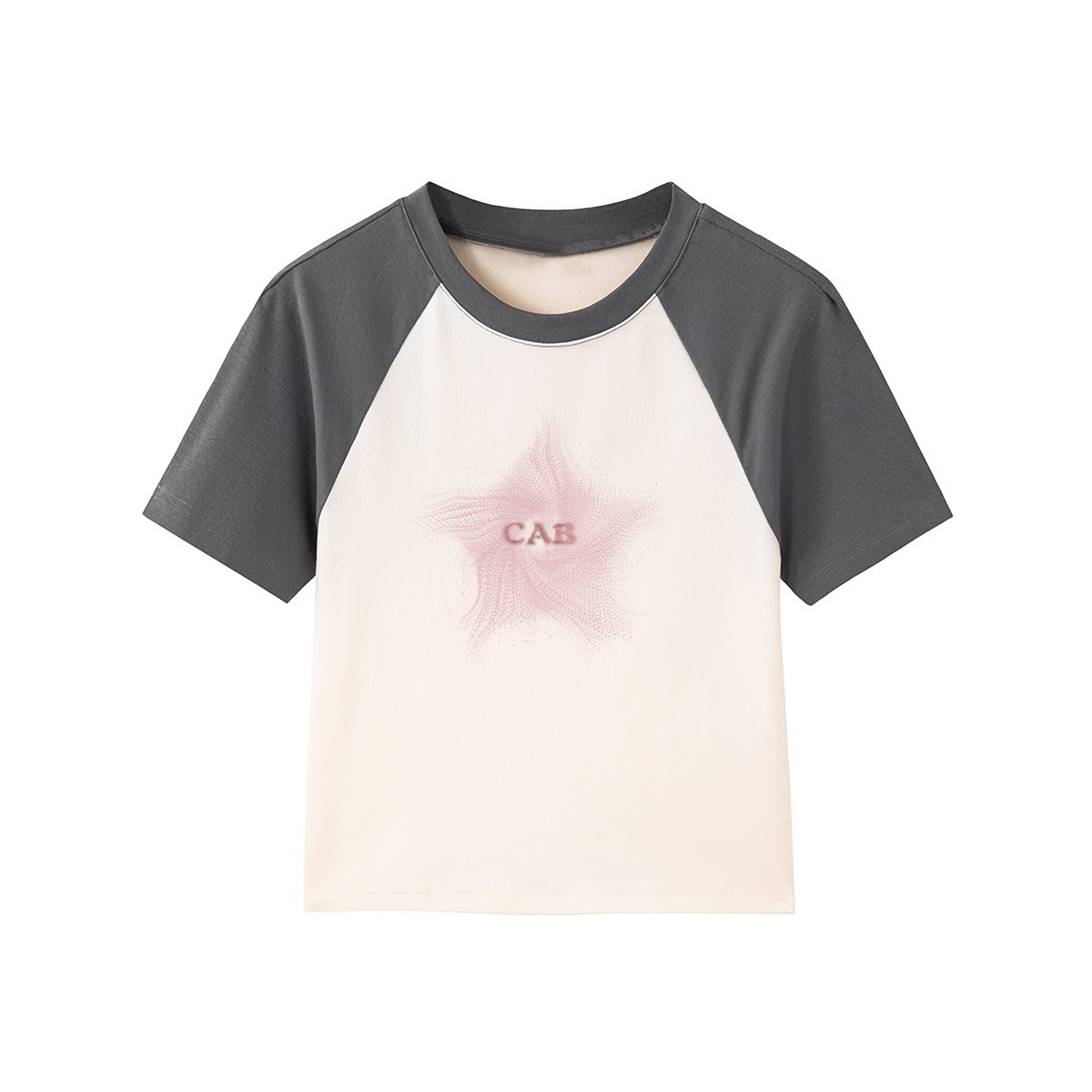 13714517.it ccaabb简约通勤t恤女夏季薄款小众设计星星印花短袖