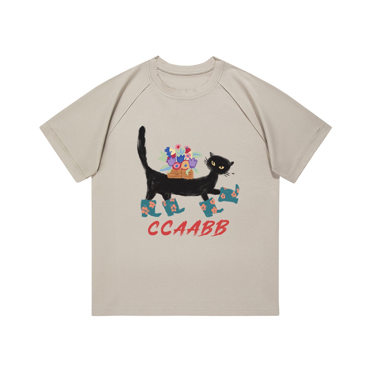 13714515.it ccaabb女装动物图案印花短袖t恤夏季甜美纯欲短上衣