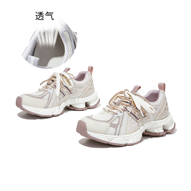 13145423.墨斯本吸膜底老爹鞋新款鞋子女鞋休闲百搭厚底鞋舒适潮酷跑步鞋女款12572