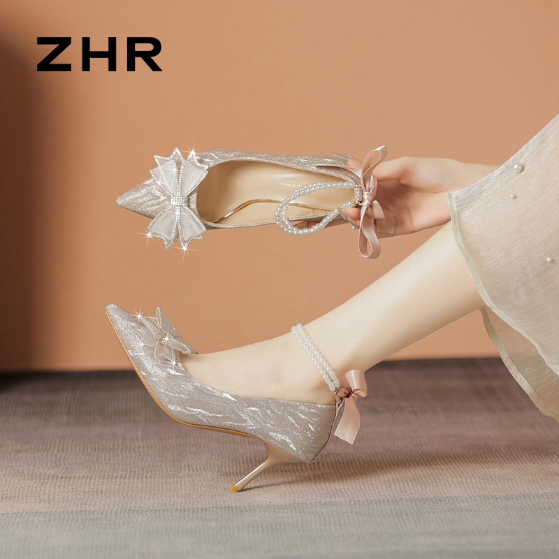 13148911.【ZHR则则】高跟鞋尖头套脚细跟女鞋[格利特]