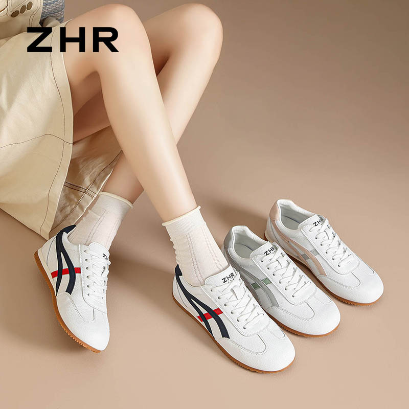 13148784.【ZHR则则】德训鞋圆头系带平底女鞋[超纤]