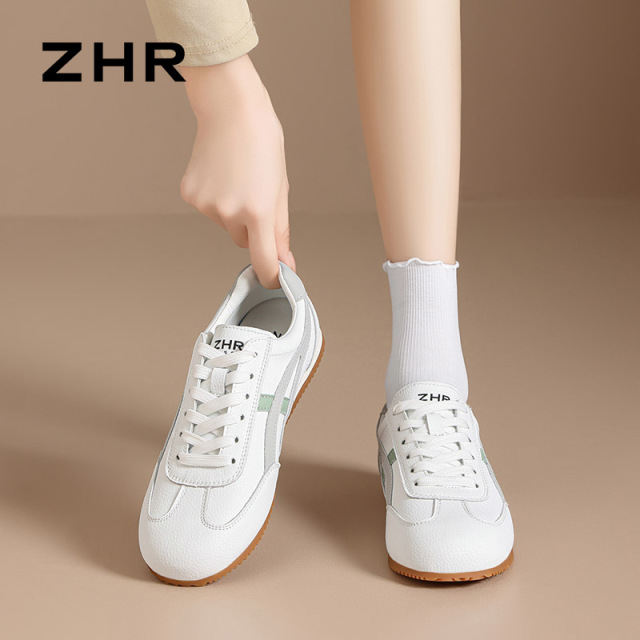 13148784.【ZHR则则】德训鞋圆头系带平底女鞋[超纤]