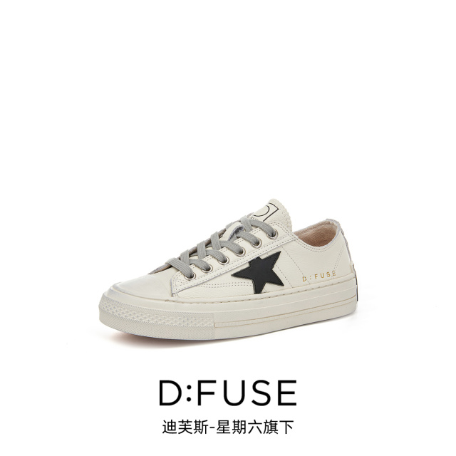 13156295.墨斯本D:Fuse/迪芙斯新款厚底增高运动休闲百搭女鞋星期六集团DF4311229J
