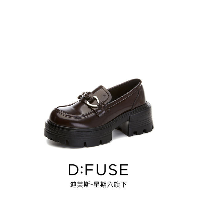 13157193.墨斯本D:Fuse/迪芙斯新款厚底增高运动休闲百搭女鞋星期六集团DFD111228I