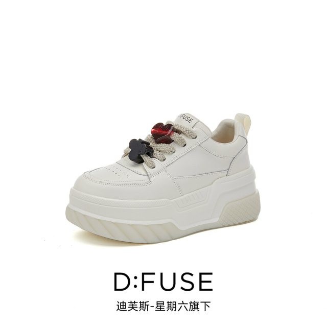 13156395.墨斯本D:Fuse/迪芙斯新款厚底增高运动休闲百搭女鞋星期六集团DF4311232J