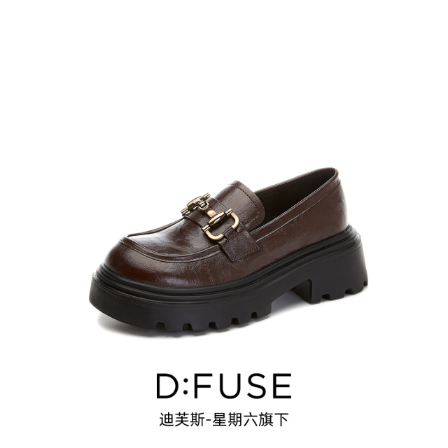 13157212.墨斯本D:Fuse/迪芙斯新款厚底增高运动休闲百搭女鞋星期六集团DFD111227I