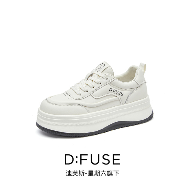 13156394.墨斯本D:Fuse/迪芙斯新款厚底增高运动休闲百搭女鞋星期六集团DFD111239I