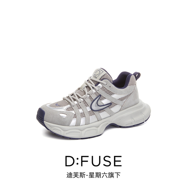 13157204.墨斯本D:Fuse/迪芙斯新款厚底增高运动休闲百搭女鞋星期六集团DFD111253I