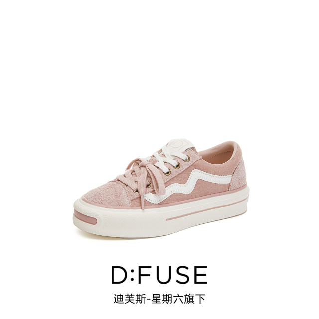 13157189.墨斯本D:Fuse/迪芙斯新款厚底增高运动休闲百搭女鞋星期六集团DFD111266I