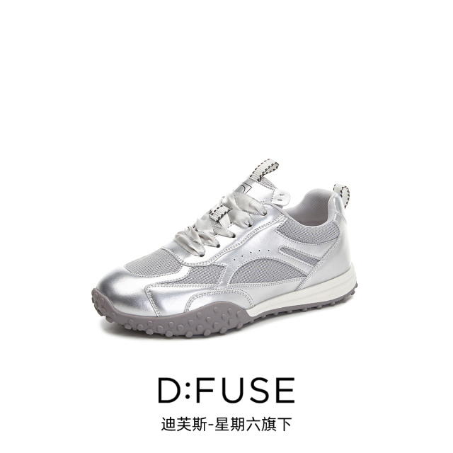 13156306.墨斯本D:Fuse/迪芙斯新款厚底增高运动休闲百搭女鞋星期六集团DFD111243I