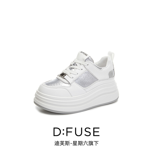 13156392.墨斯本D:Fuse/迪芙斯新款厚底增高运动休闲百搭女鞋星期六集团DF4311234J