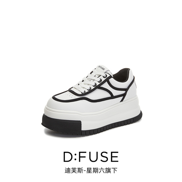 13156390.墨斯本D:Fuse/迪芙斯新款厚底增高运动休闲百搭女鞋星期六集团DF4311233J