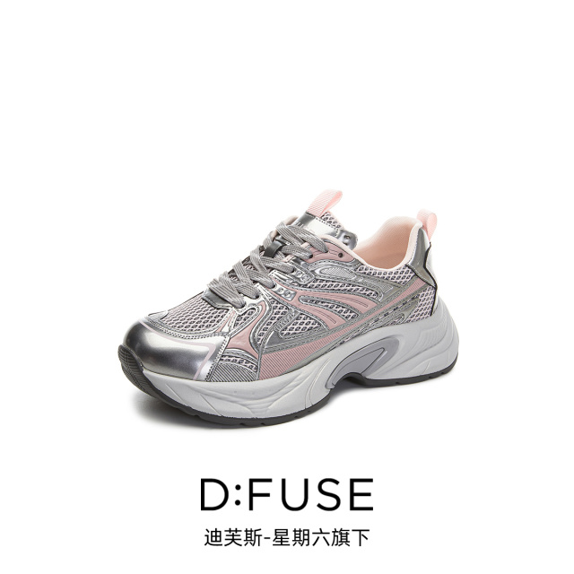 13156382.墨斯本D:Fuse/迪芙斯新款厚底增高运动休闲百搭女鞋星期六集团DF4311226J