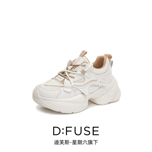 13156300.墨斯本D:Fuse/迪芙斯新款厚底增高运动休闲百搭女鞋星期六集团DFD111234I