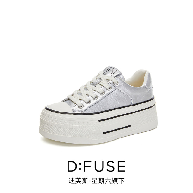 13157205.墨斯本D:Fuse/迪芙斯新款厚底增高运动休闲百搭女鞋星期六集团DFD111255I