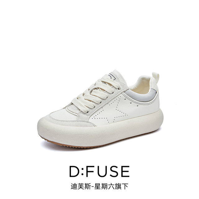 13156384.墨斯本D:Fuse/迪芙斯新款厚底增高运动休闲百搭女鞋星期六集团DF4311225J