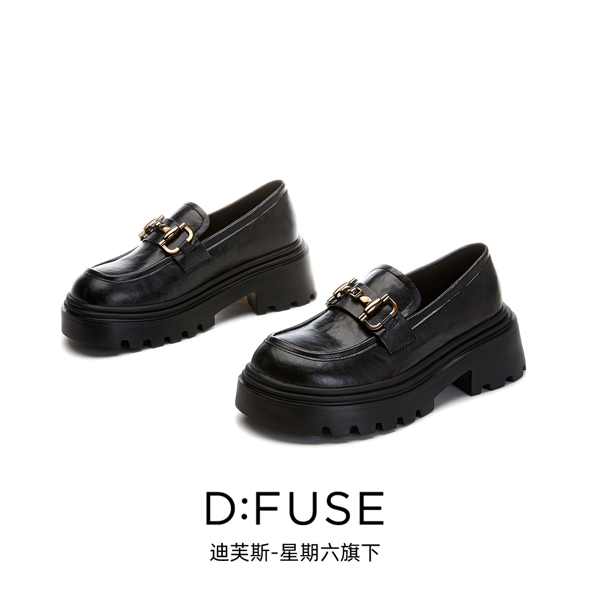 13157212.墨斯本D:Fuse/迪芙斯新款厚底增高运动休闲百搭女鞋星期六集团DFD111227I