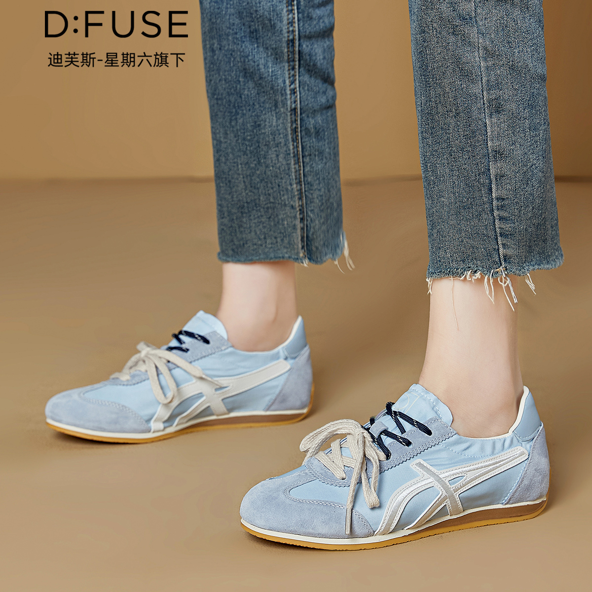 13157765.墨斯本D:Fuse/迪芙斯新款舒适增高休闲百搭时尚潮流女鞋星期六集团DFE111261I