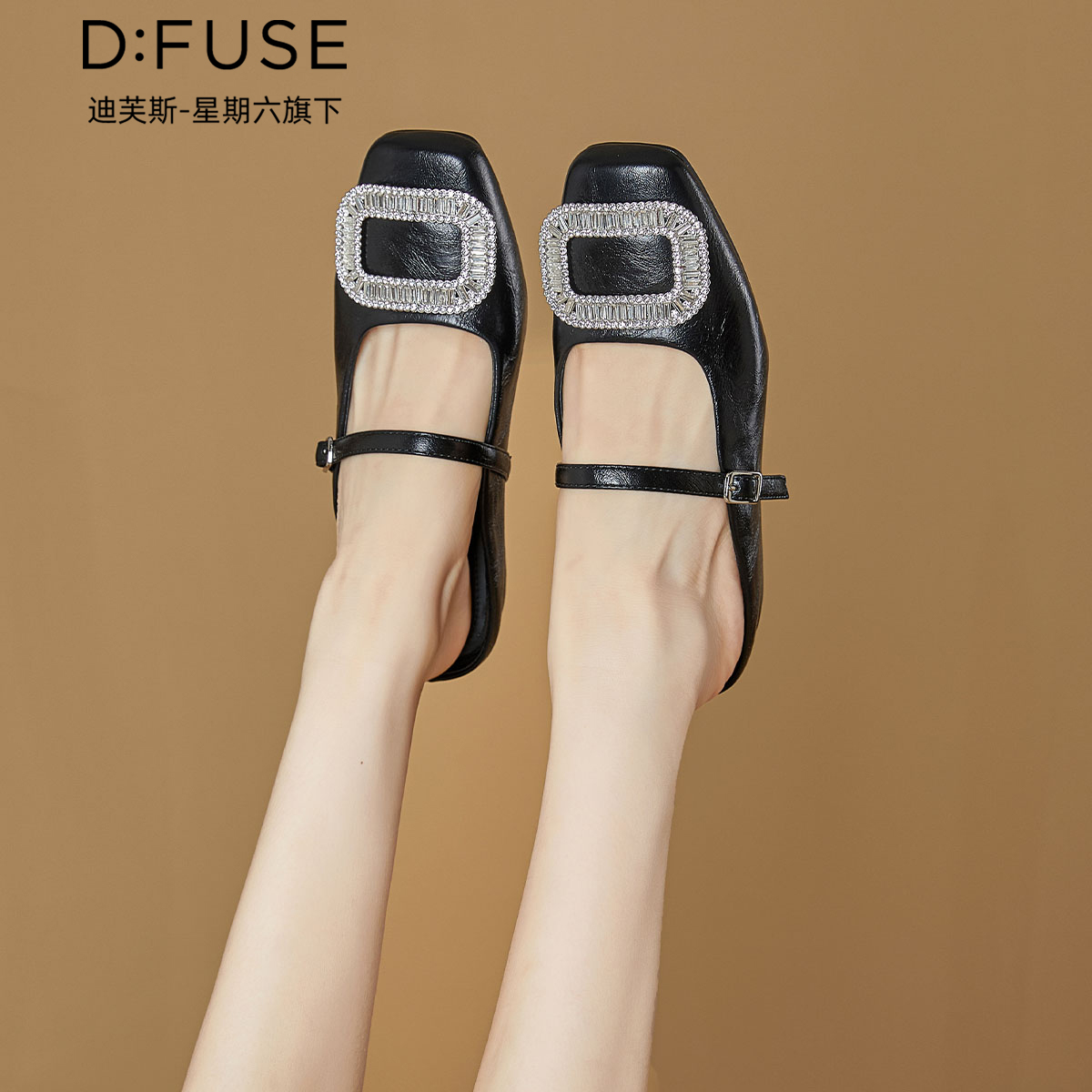 13157762.墨斯本D:Fuse/迪芙斯新款舒适休闲百搭气质时尚潮流女鞋星期六集团DFE111140I